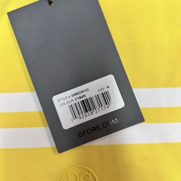 G/Fore Mens Polo Golf Shirt  Size Medium NWT! - Picture 3 of 6